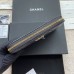Chanel wallet caviar w19.5×h10.5×d2cm black