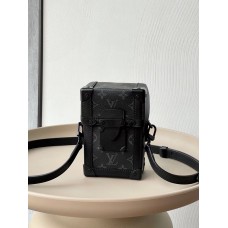 Louis Vuitton VERTICAL TRUNK  M82077   10.7x17.5x6.8cm black monogram