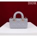 Dior Lady D-Joy super mini 16.5*10*6cm grey