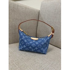 Louis Vuitton HILLS POCHETTE M82949 18.5x11x6.5cm Denim