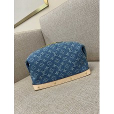 Louis Vuitton POCHETTE COSMÉTIQUE M24317 27x18x9cm Denim