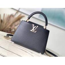 Louis Vuitton M23083 Capucines BB 27x18x9cm black