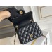 Chanel Classic flap mini 18x13x7cm lambskin goldball black