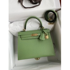 Hermes Kelly 25cm Epsom green