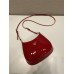 Prada Hobo Patent leather red