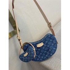 Louis Vuitton  Croissant MM M46856 21x7x13cm Denim