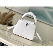 Louis Vuitton  N82904/M48865 Capucines 21 * 14  * 8  cm white