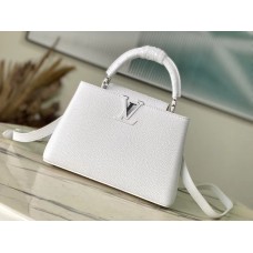 Louis Vuitton  N82904/M48865 Capucines 27 * 18  * 9  cm white