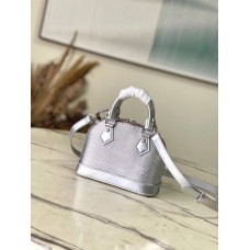 Louis Vuitton  M82682 Nano Alma 18 × 12 × 8 cm silver