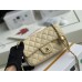 Chanel gold ball 13x20x7cm black lambskin  beige