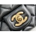 Chanel gold ball 13x18x7cm black lambskin black