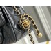 Chanel gold ball 13x18x7cm black lambskin black