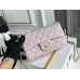 Chanel gold ball 13x20x7cm black lambskin  pink