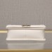 Chanel Le boy 25cm caviar white