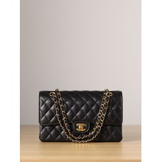 Chanel classic flap 25cm caviar black 