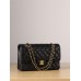 Chanel classic flap 25cm caviar black 