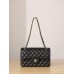 Chanel classic flap 20cm caviar black 