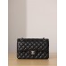 Chanel classic flap 20cm caviar black 