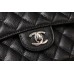 Chanel classic flap 23cm caviar black 