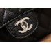 Chanel classic flap 23cm caviar black 