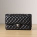 Chanel classic flap 25cm caviar black 