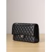 Chanel classic flap 25cm caviar black 