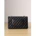 Chanel classic flap 25cm caviar black 