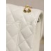 Chanel classic flap 20cm caviar black 