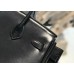 Hermes Birkin 25 Box calf leather black