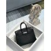 Hermes Birkin 25 Box calf leather black