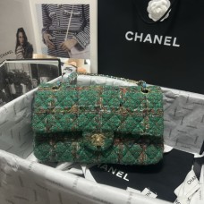 Chanel  2.55 classic flap CF bag medium size 25cm Tweed 