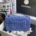 Chanel  2.55 classic flap CF bag medium size 25cm Tweed 