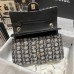 Chanel  2.55 classic flap CF bag medium size 25cm Tweed 