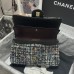 Chanel  2.55 classic flap CF bag medium size 25cm Tweed 