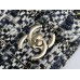 Chanel  2.55 classic flap CF bag small size 20cm Tweed 