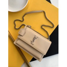 YSL Sunset medium size 22×8×16 cm beige