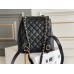 Chanel backpack 20.5x20x11.5cm medium caviar