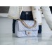 Chanel 24p pearl classic flap 17cm  12.5*17*5cm