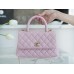 Chanel Coco handle 24*14*9cm pink