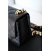 Chanel classic flap bag 20X10X15cm caviar