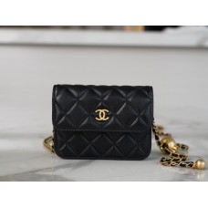 Chanel mini gold ball bag 9.5x12.5x3cm