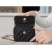 Chanel mini gold ball bag 9.5x12.5x3cm
