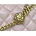 Chanel classic flap mini CF 17cm  flower buckle