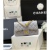 Chanel classic flap mini CF 20cm  flower buckle