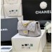 Chanel classic flap mini CF 20cm  flower buckle