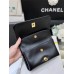Chanel classic flap with top handle 12*20*8cm