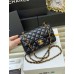 Chanel classic flap mini CF 20cm  24K  gold painted