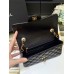 Chanel classic flap mini CF 20cm  24K  gold painted