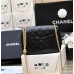 Chanel classic flap 20*14*8cm heart buckle