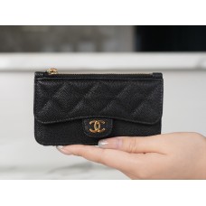 Chanel wallet card holder 7.5×13×1cm